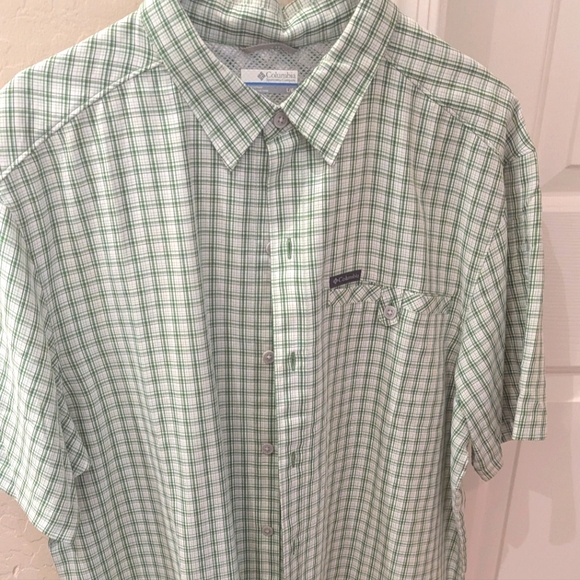 Columbia button up short sleeve men's shirt - Picture 1 of 4